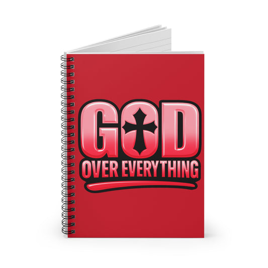 God Over Everything – Christian Inspirational Ruled Journal