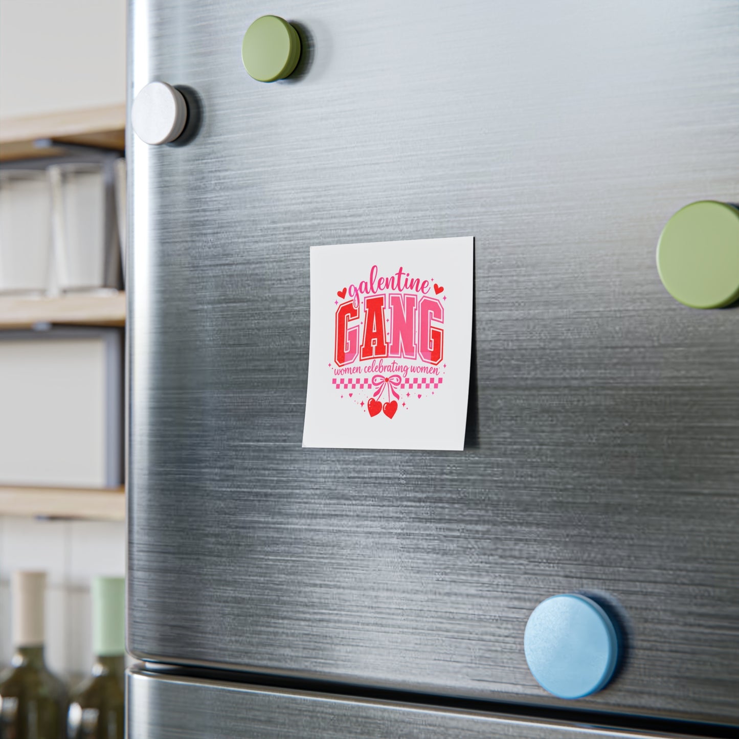 Galentine Gang Post-it Note Pads — Women Celebrating Women Sticky Notes (Valentine’s Day Gift)