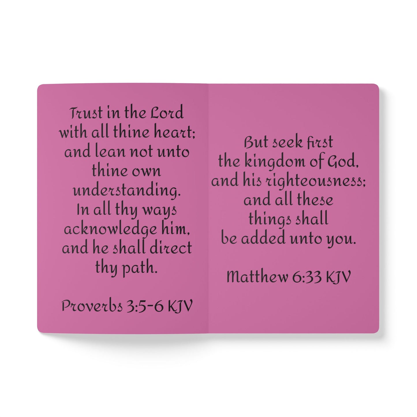 Be Still Softcover Journal — "Be Still: Journal Your Thoughts" Floral Christian Notebook for Women