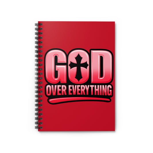 God Over Everything – Christian Inspirational Ruled Journal