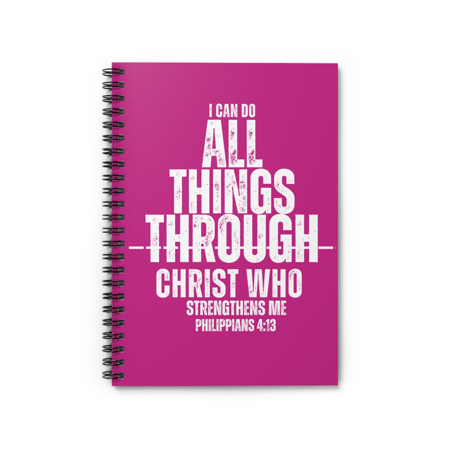 All Things — "I Can Do All Things Through Christ" Ruled Journal