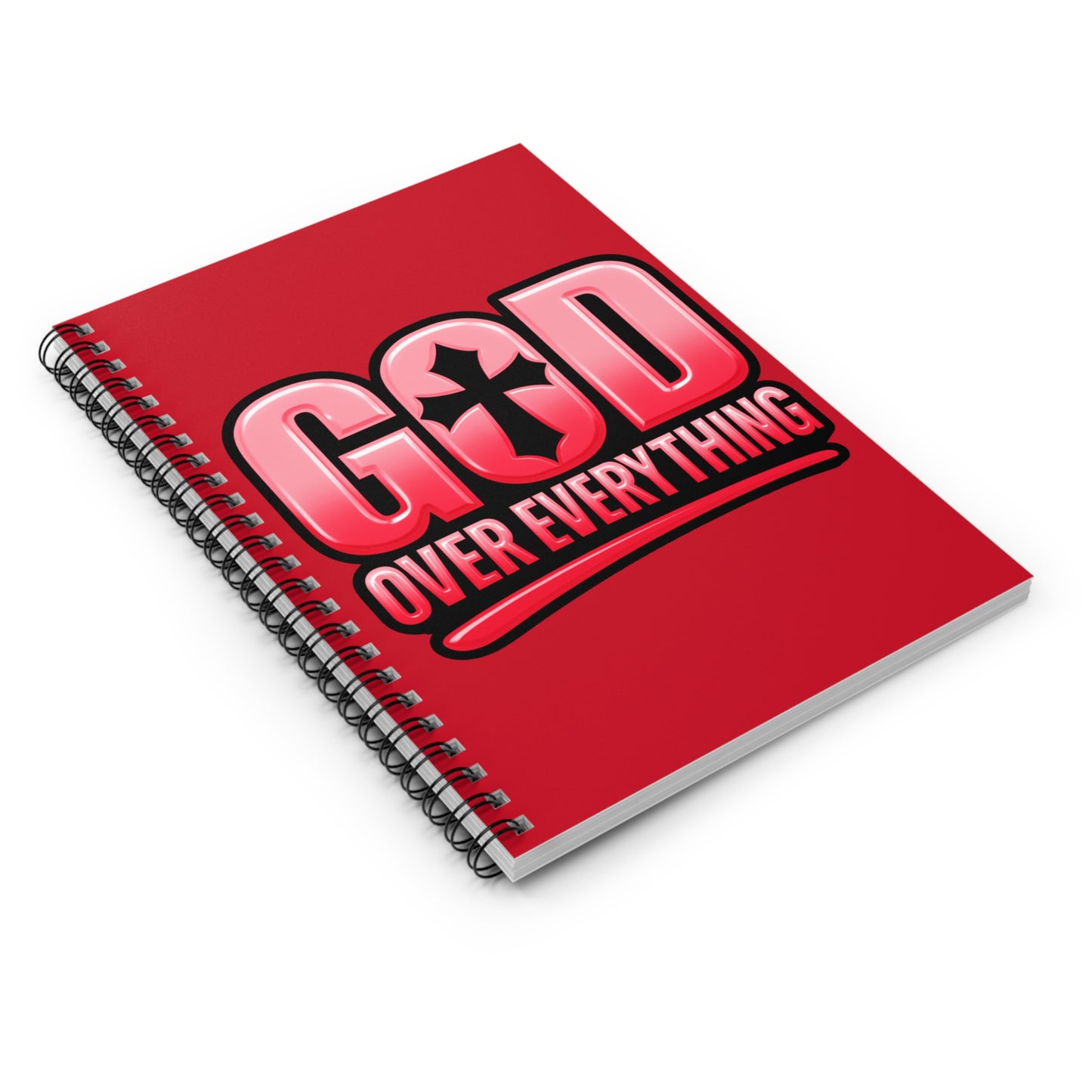 God Over Everything – Christian Inspirational Ruled Journal