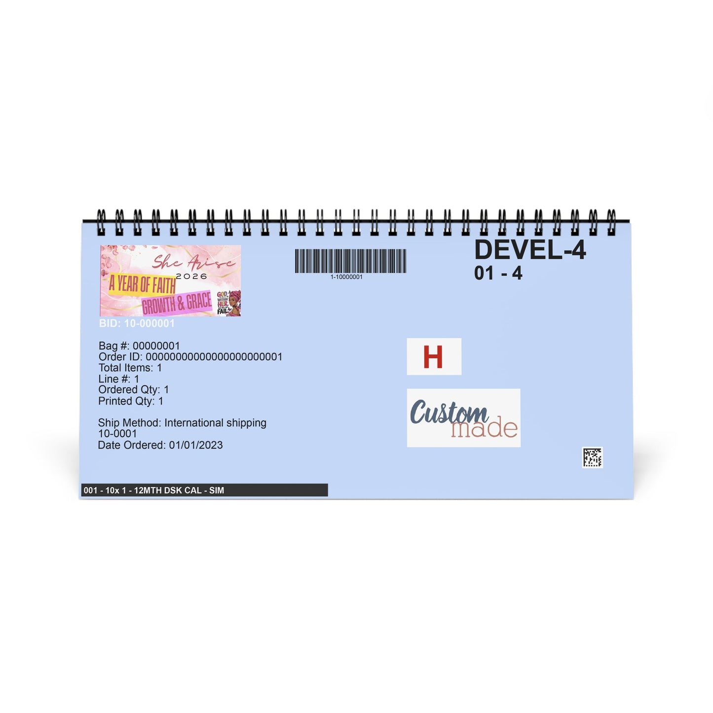 She Arise Desktop Calendar 2026