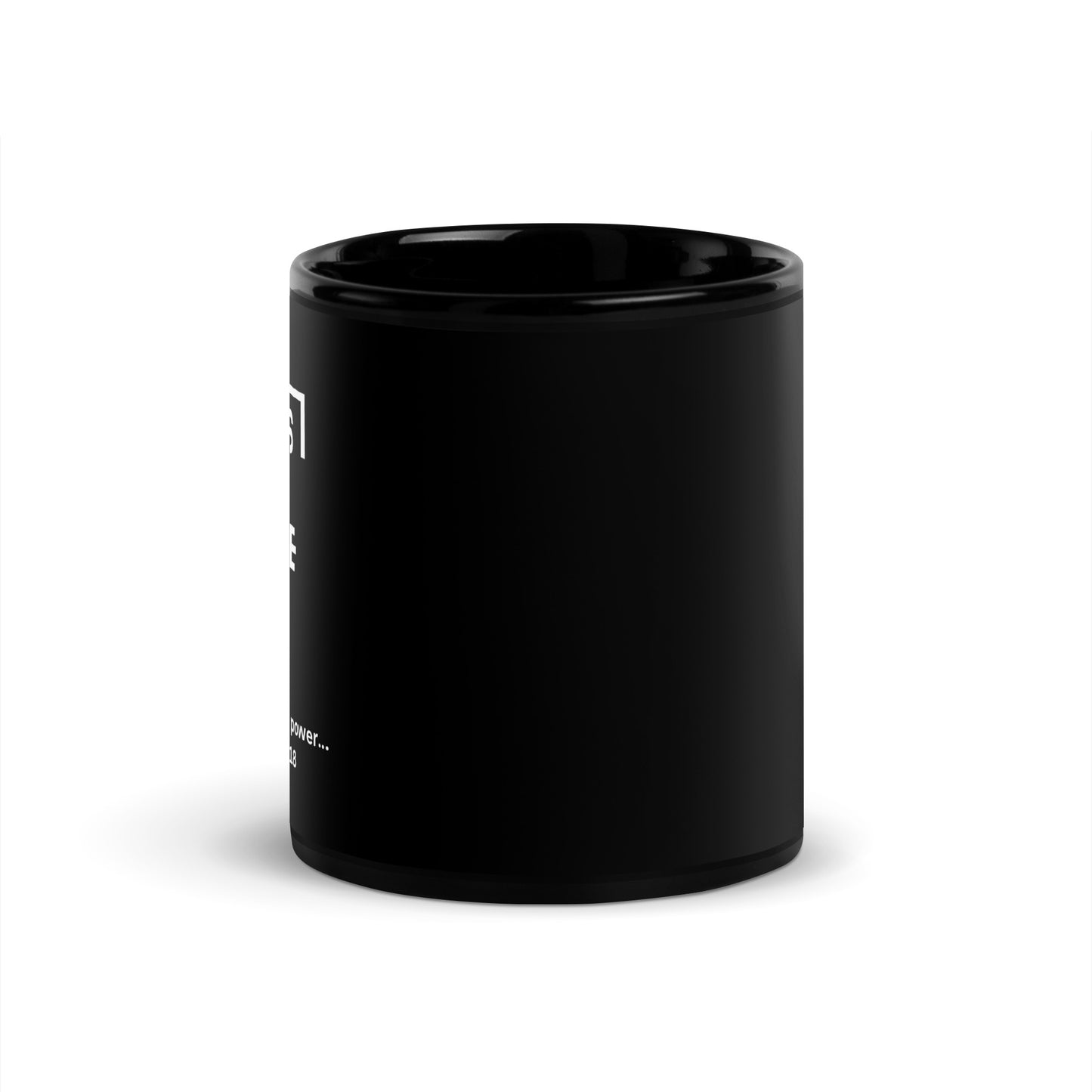 Source Black Glossy Mug