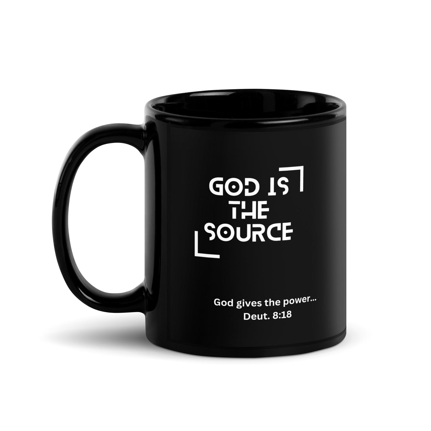 Source Black Glossy Mug