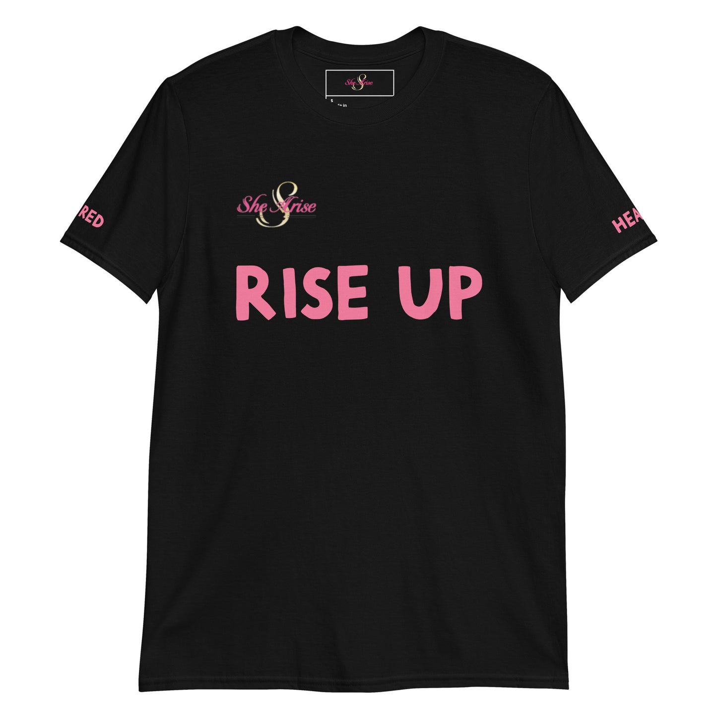 Rise Up Black Tee