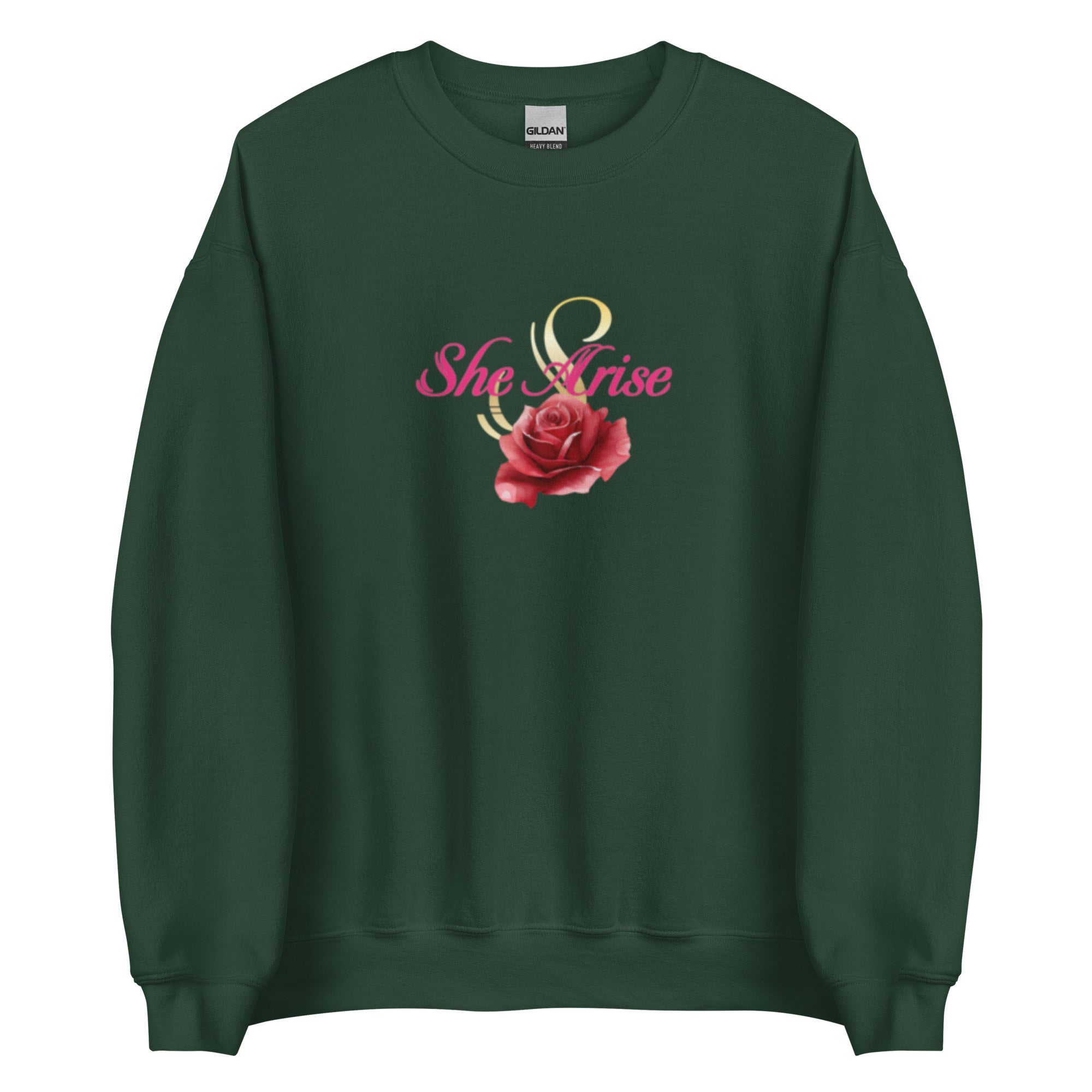 Rose Sweatshirt She Arise LLC